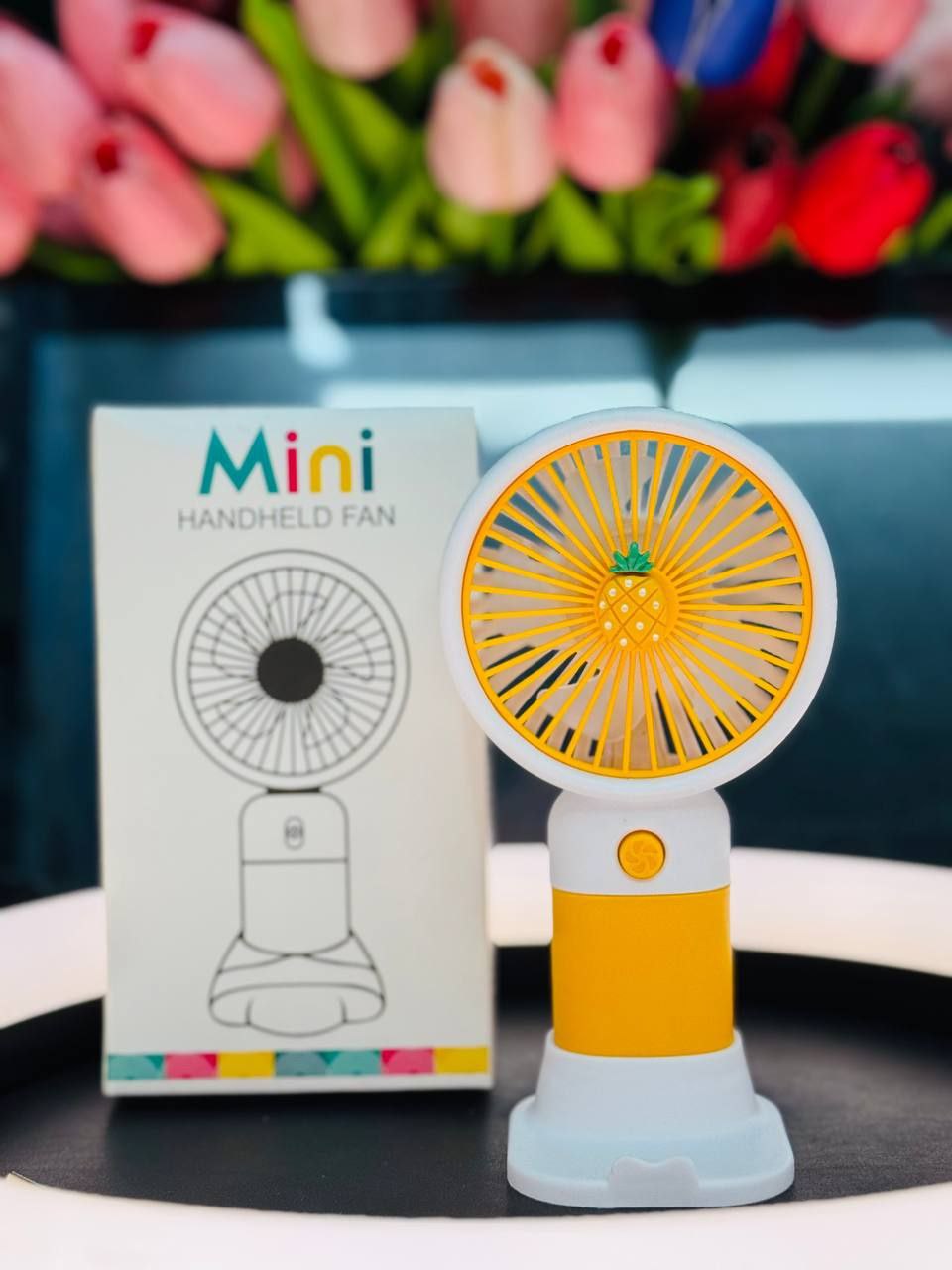 Hot Sale Small Flower Mini Handheld Small Fan Portable