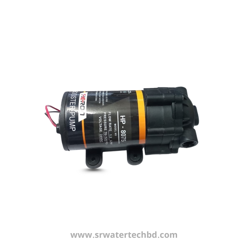 Heron RO Booster Pump 75 GPD Black (2)